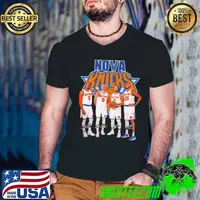New York Knicks Nova Boys Jalen Brunson Josh Hart Mikal Bridges Signatures Guys V Neck