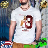 Nikola vucevic Montenegrin professional basketball player Chicago Bulls Guys V Neck