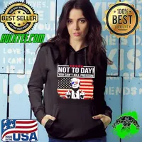 Not Today You Can't Kill Freedom Trump Fight Fighting American Flag Hoodie