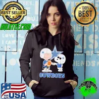 Peanuts Snoopy Fist Bump Charlie Brown Dallas Cowboys Hoodie