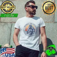 Respect The Locals America's National Parks Vintage Bigfoot T-Shirt
