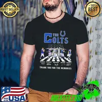 The Indianapolis Colts Signatures Thank You For The Memories Abbey Road Guys V Neck