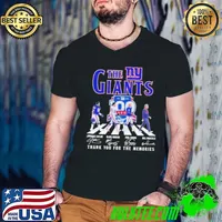 The New York Giants Abbey Road Thank You For The Memories Signatures Shirt