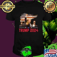 Trump Trending Political Pennsylvania Trump 2024 USa Flag Unisex