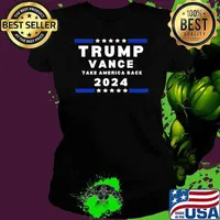 Vance Vp Trump Vice President Vance Take America Back Stars 2024 Ladies tee