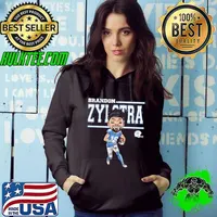 Brandon zylstra cartoon professional American football wide receiver Hoodie