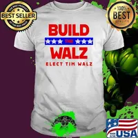 Build the walz elect tim walz stars 2024 T-Shirt