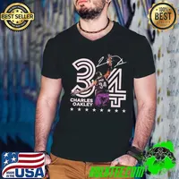 Charles Oakley American former professional basketball player Toronto Inline Guys V Neck