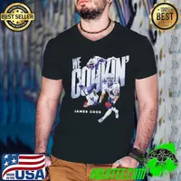 James Cook Buffalo We Cookin' American football running back T-Shirt