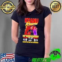 Keanu Reeves 59Th Anniversary 1964 2025 Thank You For The Memories Signature Ladies Tee