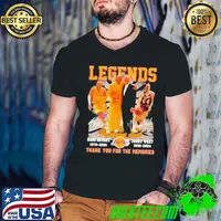 Kobe Bryant 1978-2020 & Jerry West 1938-2024 Legends Signature Thank You For The Memories Guys V Neck
