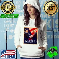 Maha Make America Healthy Again American Flag Election 2024 Trump president Hoodie
