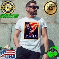 Maha Make America Healthy Again American Flag Election 2024 Trump president Unisex