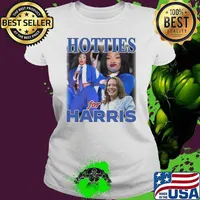 Megan Thee Stallion and Kamala Harris Hotties For Harris Ladies tee