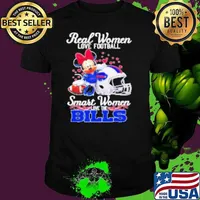 Minnie Mouse Real Women Love Football Smart Women Love The Buffalo Bills Shirt