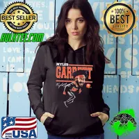 Myles garrett cartoon American football defensive end signature Hoodie