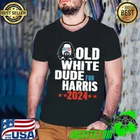 Old White Dudes For Kamala Harris 2024 Stars Election T-Shirt