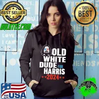 Old White Dudes For Kamala Harris 2024 Stars Election Hoodie