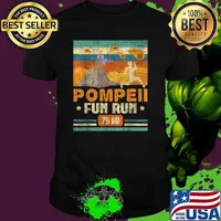 Pompeii Fun Run Retro Geography Volcanologist Volcanology Unisex