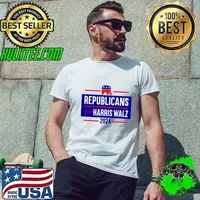 Republicans for harris walz Kamala Harris For President 2024 elephant Unisex