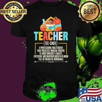 Teacher a professional multitasker entertain full of energetic apple T-Shirt
