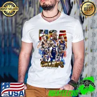 Team Usa Gold Medal Basketball Champions Olympic Paris 2024 Guys V Neck