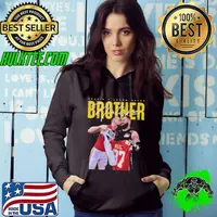 Vintage Travis & Jason Kelce American former professional football center Duo Hoodie