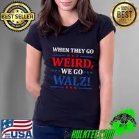 When They Go Weird We Go Walz Stars Harris Waltz 2024 Election Ladies Tee