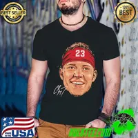 Christian Mccaffrey San Francisco Smile American professional football running back Guys V Neck