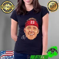 Christian Mccaffrey San Francisco Smile American professional football running back Ladies Tee