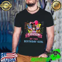 Cousin Of The Birthday Girl Gracie's Corner Birthday Dolls Party T-Shirt