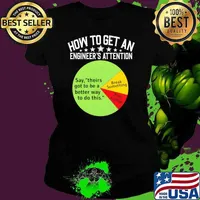 How To Get Engineers Attention Engineering Computer Civil T-Shirt