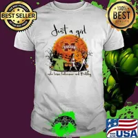Just A Girl Who Love Halloween And Mississippi State Bulldog Football Shirt