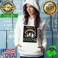 Merry Christmas Gnome Shirt Funny Family Xmas Kids Adults Hoodie