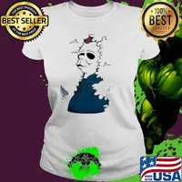 Michael Myers X Homer Simpson He'S Watching Ladies tee