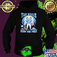 North Carolina Tar Heels Football Fear The Foot Halloween Hoodie