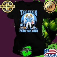 North Carolina Tar Heels Football Fear The Foot Halloween Shirt
