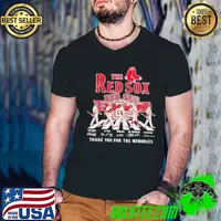Original The Red Sox 123 Years Of 1901 2024 Thank You For The Memories Signatures Shirt