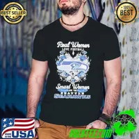 Real Women Love Football Smart Women Love The Seattle Seahawks X Heart Flower Guys V Neck