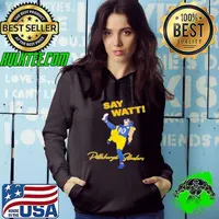 Say Watt Tj Watt 90 Pittsburgh Steeler Football Hoodie