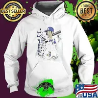 Shohei Ohtani Los Angeles Dodgers 1st 50 50 Season Caricature Hoodie