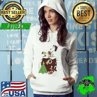 Snoopy And Woodstock Gift Washington Redskins Football Merry Christmas 2024 Hoodie