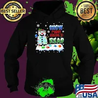 Snow Many Reasons To Read Teacher Hoodie