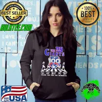 The New York Giants Walking Abbey Road 100 Seasons Thank You For The Memories Signatures Hoodie
