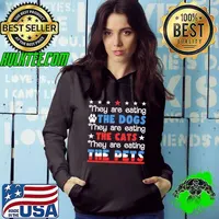 They are eating The dogs The cats The Pets Stars Debate Trump Hoodie