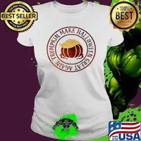Trumpkin Make Halloween Great Again Logo Ladies tee