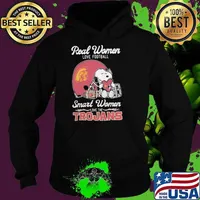 Usc Trojans x Snoopy Real Women Love Football Smart Women Helmet 2024 Hoodie
