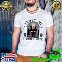 Vampire Trust Me I Won'T Bite Trump Halloween Shirt