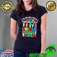 We Are Like A Box Of Crayons Everyone Of Us The Picture Is Complete Ladies Tee
