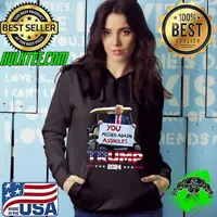 You Missed Again Assholes USa Flag Trump 2024 Hoodie